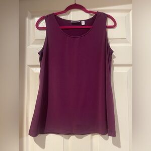 Susan Graver tank top wine color